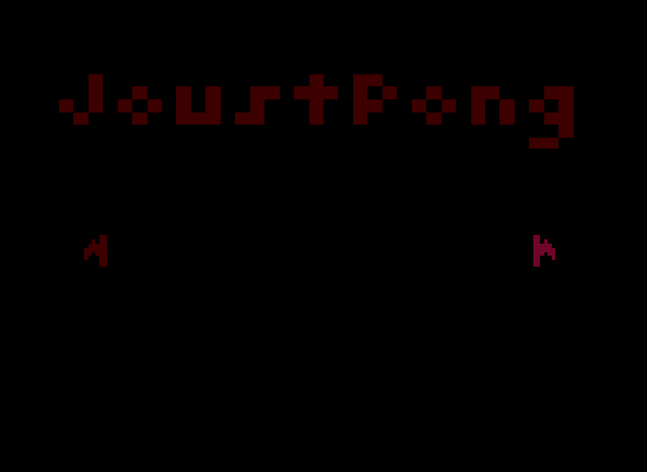 Joust Pong 1k Title Screen